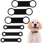 6 Pack Silicone Dog Tag Rubber Band Holders
