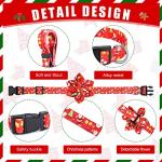 Christmas Themed Adjustable Dog Collars - 6 Pcs