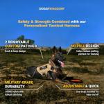 Custom Tactical Dog Harness for Large Breeds