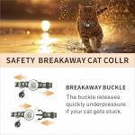 DOKITAG Reflective Breakaway Cat Collar Set