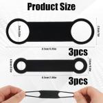 6 Pack Silicone Dog Tag Rubber Band Holders