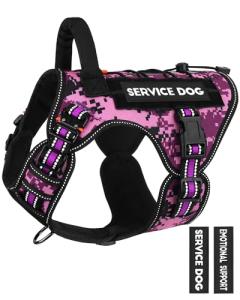 Tactical Reflective Dog Harness with ID Card for Support