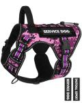 Tactical Reflective Dog Harness with ID Card for Support