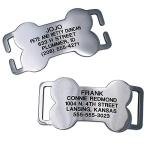 LuckyPet Personalized Stainless Steel Dog ID Tags