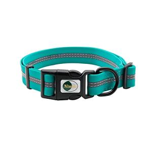 Waterproof Reflective Dog Collar in Emerald Green