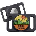 Personalized AirTag Dog Collar Holder with Engraving
