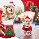 Christmas Themed Adjustable Dog Collars - 6 Pcs
