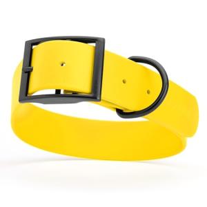 Waterproof Biothane Dog Collar - Easy Care, Lemon Yellow