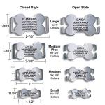 LuckyPet Personalized Stainless Steel Dog ID Tags