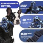 BUMBIN No Pull Dog Harness with Leash - Blue Camo
