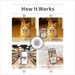 DOKITAG Reflective Breakaway Cat Collar Set