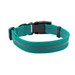 Waterproof Reflective Dog Collar in Emerald Green