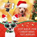Christmas Themed Adjustable Dog Collars - 6 Pcs
