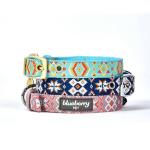 Blueberry Pet Southwestern Print Adjustable Dog Collar