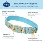 Blueberry Pet Southwestern Print Adjustable Dog Collar