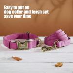 Personalized Soft PU Leather Dog Collar, Small Dogs