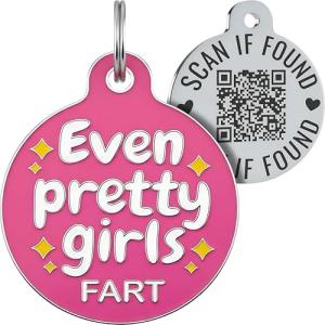 Personalized QR Code Dog Tags - 25+ Designs