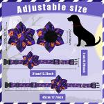 Christmas Themed Adjustable Dog Collars - 6 Pcs