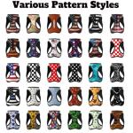 Custom Reflective Dog Harness with Leash and ID