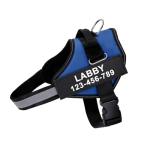 Custom Reflective Dog Harness with Name & Number