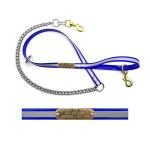 Custom Heavy Duty Reflective Dog Leash with Nameplate