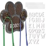 Wall-Mounted Dog Leash and Harness Holder