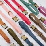 Personalized Soft PU Leather Dog Collar, Small Dogs