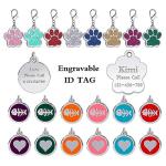 Personalized Breakaway Cat Collar with ID Tag