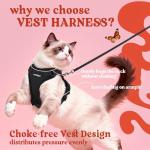 Rabbitgoo Adjustable Escape-Proof Cat Harness and Leash