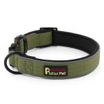 Reflective Adjustable Tactical Dog Collar in Ranger Green