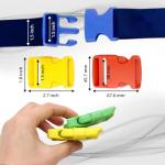 Plastic Side Release Buckles for Straps - 4 Pack