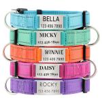 Personalized Reflective Dog Collar with ID Tag