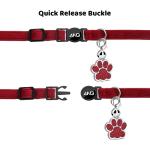 Personalized Breakaway Cat Collar with ID Tag