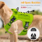 Heavy-Duty Reflective Tactical Dog Harness for Large Dogs