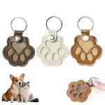 Pet Hair Keychain Set - Dog & Cat Paw