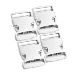 Plastic Side Release Buckles for Straps - 4 Pack