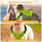Heavy-Duty Reflective Tactical Dog Harness for Large Dogs
