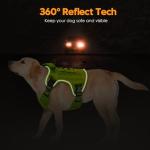 Heavy-Duty Reflective Tactical Dog Harness for Large Dogs