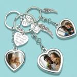 Personalized Pet Memorial Keychain with Photo Frame