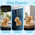 Pet Fur Keepsake Keychain Set – Memorial Charms