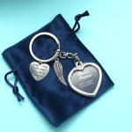 Personalized Pet Memorial Keychain with Photo Frame