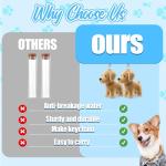 Pet Fur Keepsake Keychain Set – Memorial Charms