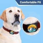 Personalized AirTag Dog Collar Holder with Engraving