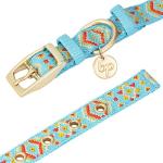 Blueberry Pet Southwestern Print Adjustable Dog Collar