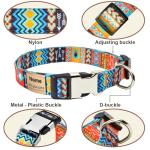 Custom Nylon Dog Collar with Engraved Name Tag