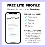 Personalized QR Code Dog Tags - 25+ Designs