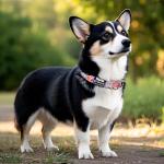 Custom Nylon Dog Collar with Engraved Name Tag