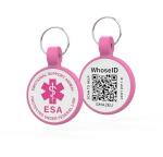 Custom QR Code Pet ID Tag for Dogs and Cats