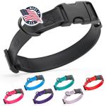 Waterproof Quick Release Dog Collar - Black 5/8