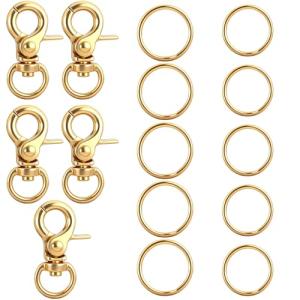 15PCS Pet Collar Clips and ID Tag Clips